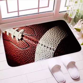 

Football Grass Doormat Digital Print Traditianal Floor Kitchen Mat Carpet Soft Bathroom Indor Mats Good Gift For Home Decor
