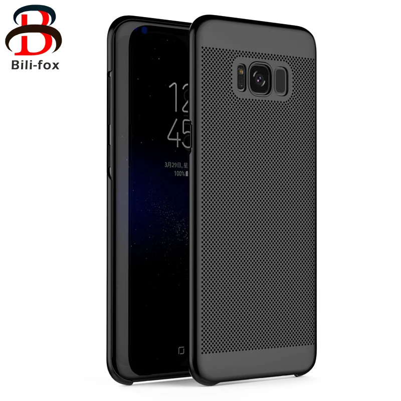 

Mesh Phone Case for Samsung Galaxy S8 Plus Protective Mobile Phone Shell Breathable Hard Back Phone Cover Housing for S8 Plus