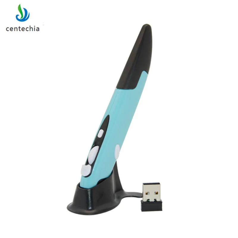 Мини 2 4 ГГц USB беспроводная мышь оптическая ручка Воздушная регулируемая 800 / 1200DPI