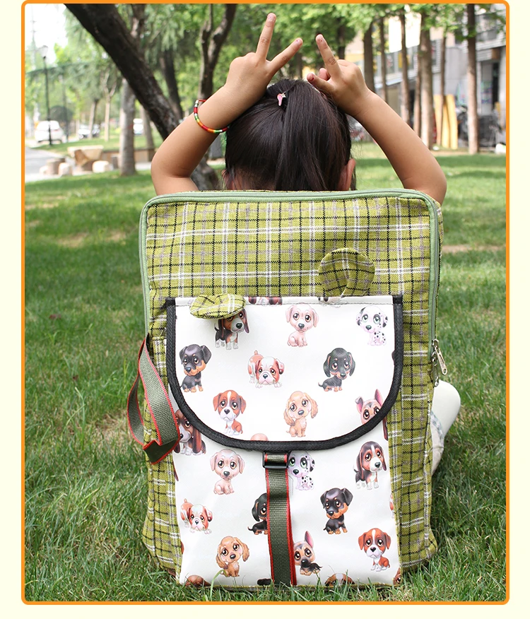 Bolsa da Escola dos Miúdos Fontes da Arte Pintura da Arte Bolsa de Escola Bonito dos Desenhos Animados da Arte de Desenho Vento Britânico Crianças Placa Bolsa Dobrável 7 Cheap Conjuntos arte