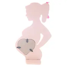 Деревянная фоторамка для беременных женщин Свадебные украшения подарки для мам