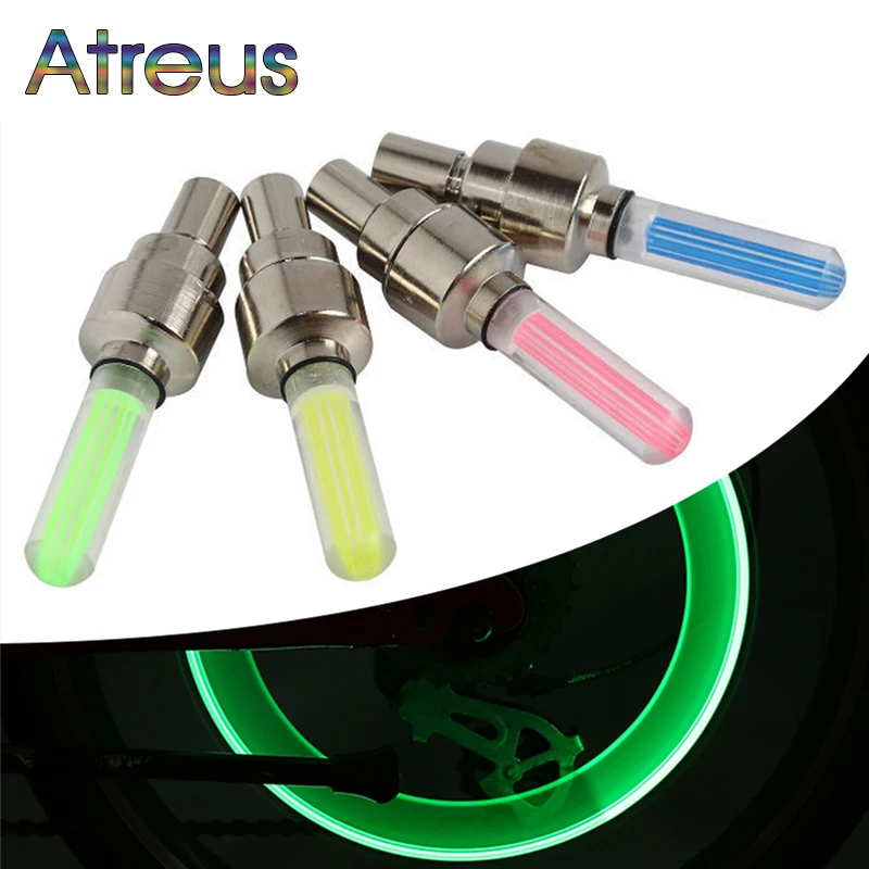 4pcs For Renault Duster Peugeot 206 308 Opel Astra H Kia Sorento Skoda Fabia Audi A4 B6 Motorcycle Atuo Tyres Valve Covers Light |