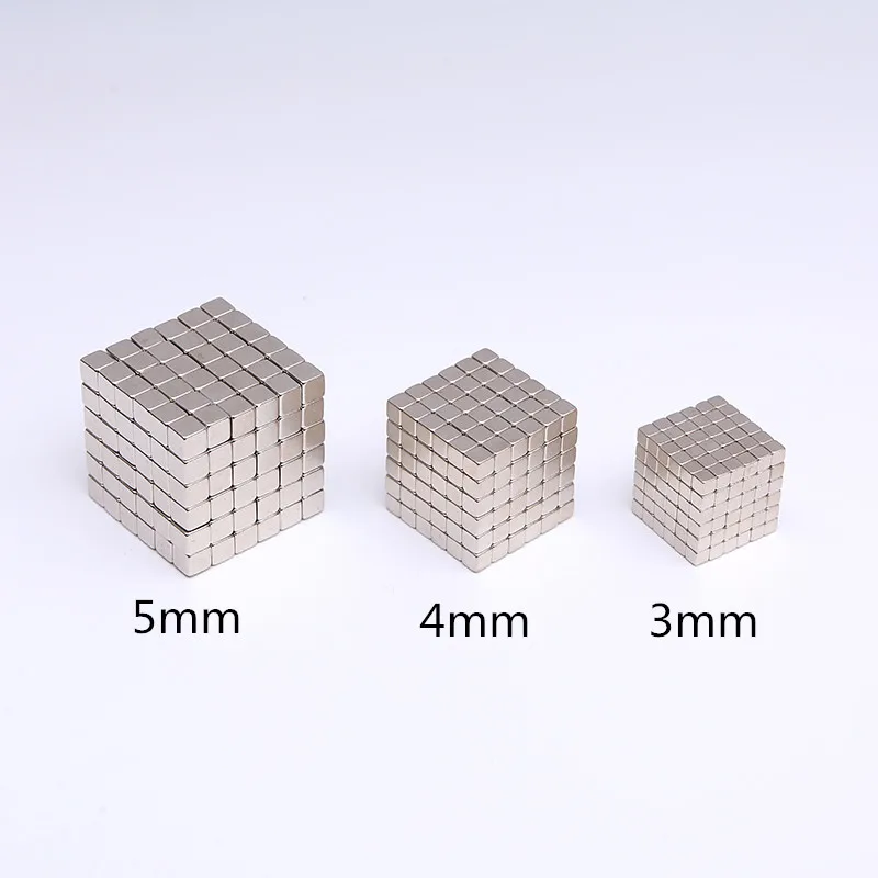 F5 216 шт. супер магнитные блоки 3 мм 4 мм 5 мм магнитные шарики Ndfeb сильные магниты нео куб для промышленности упаковка в металлической коробке