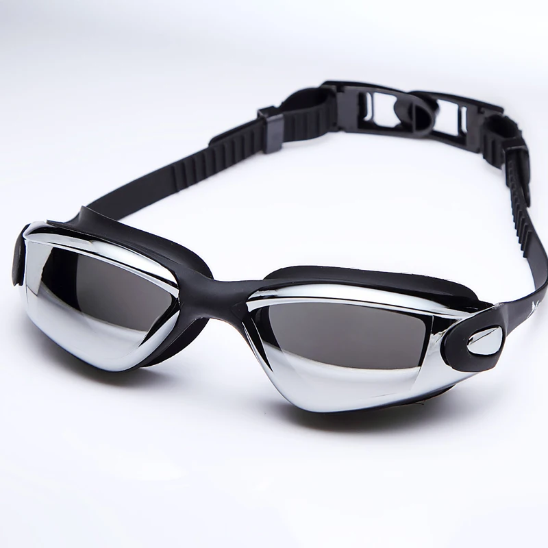 NEW BLACK Unisex Woman Men Water Sportswear Anti-fog UV Shield Protect Waterproof Eyewear Goggles Swimming Glasses