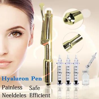 

2019 hot Hyaluronic Pen 24kFor Anti-wrinkle Filling Lifting DuDu Lips Atomizer Pen Gold Hyaluronic Acid Guns No Injection
