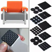16 шт. защитные ножки для стула, черные противоскользящие ножки для мебели, стула, стола, коврик, основа, крышка, защита пола, pata mueble