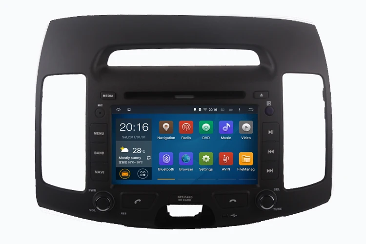 Discount 4GB RAM Octa Core Android 9.0 Car DVD GPS Navigation Multimedia Player Car Stereo for  HYUNDAI ELANTRA 2007-2011 with GPS WIFI 6 Discount 4GB RAM Octa Core Android 9.0 Car DVD GPS Navigation Multimedia Player Car Stereo for  HYUNDAI ELANTRA 2007-2011 with GPS WIFI 6