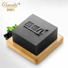 Daralis, бамбуковое угольное мыло ручной работы, черное мыло для лица, контроль жирности, очищающее мыло для пор, уход за кожей лица, макияж, красота, 1 шт