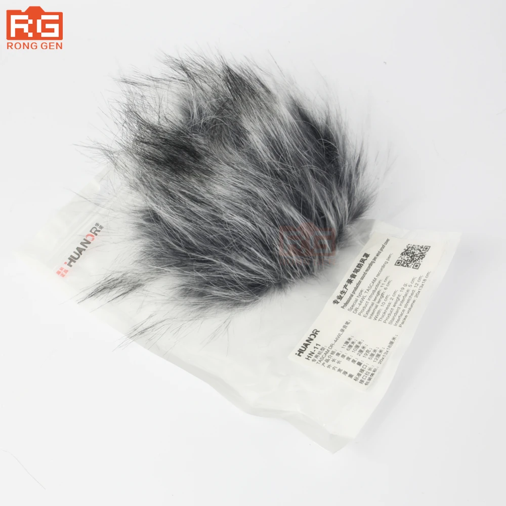 Professione Nero Grigio Microfono Recorder Pen Frangivento Hn-11 Per Dr-44Wl Tascam Registrazione Penna Registratore Penna Liscia Al Tatto