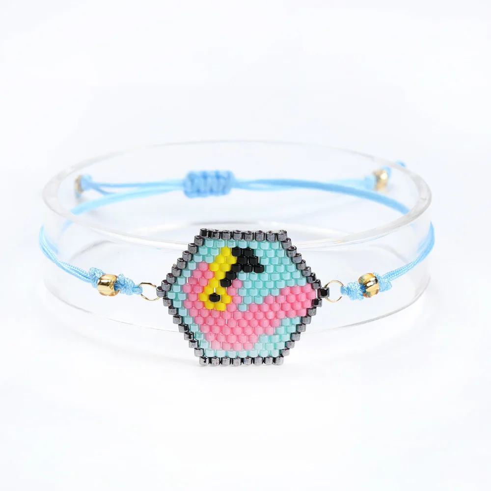 

slipknot bracelet Flamingo Geometric hexagon