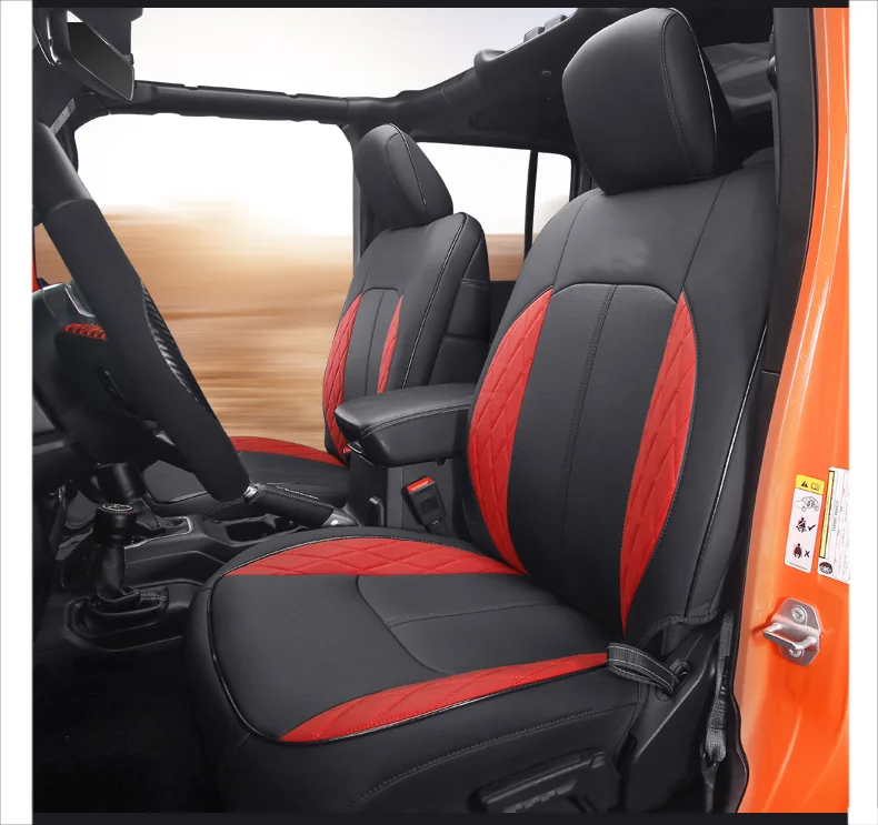 Lsrtw2017 Прочный переносной волоконно-кожаный чехол для сиденья автомобиля подушка для jeep wrangler JL