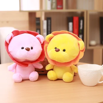 

Nooer 20cm Kawaii Cute Cartoon Plush Stuffed Jungle Lion Toy Plush Animals Lion Dolls Kids Children Gift Free Shipping