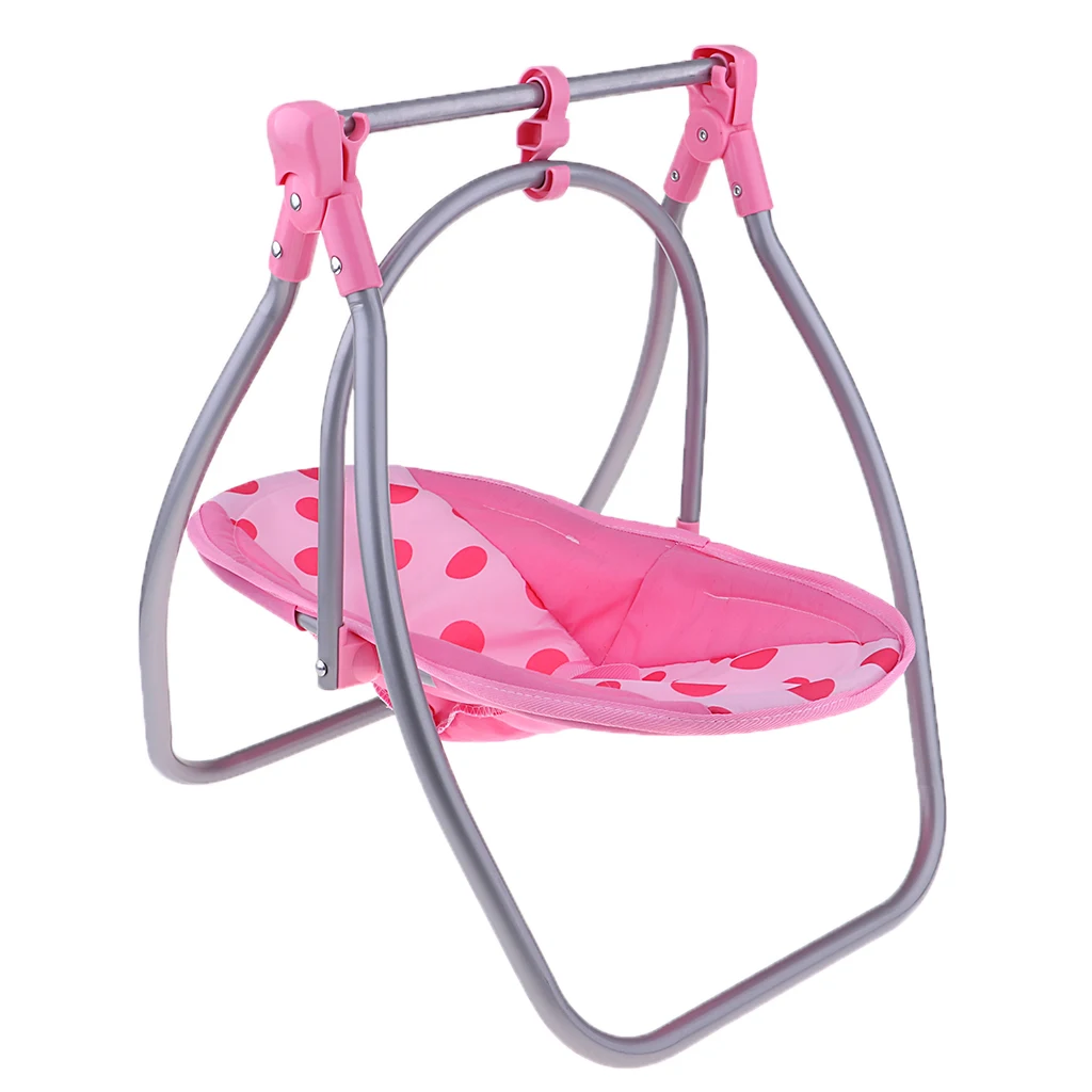 Doll Swing Kids Doll High Chair Carrier Seat Doll Simulation Furniture Rom Dollhouse Accessories