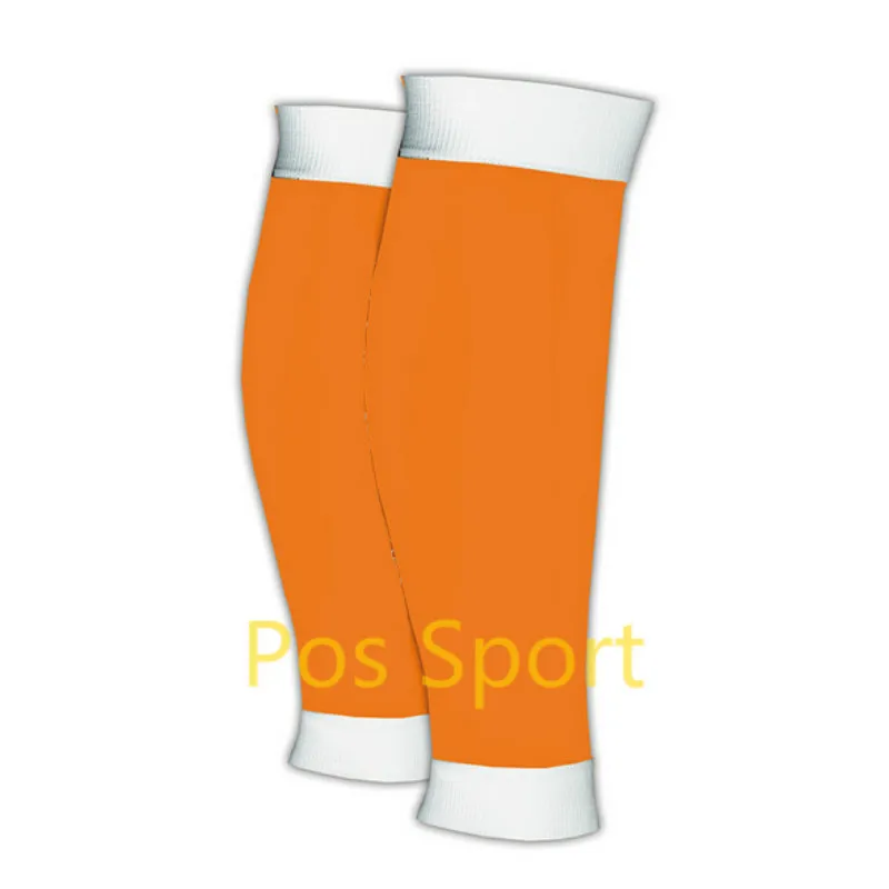 Гетры для бега и голени, футбольный защитный щиток голени, гетры для велоспорта, гетры для футбола, баскетбола, наколенники, pos Sport - Цвет: Оранжевый