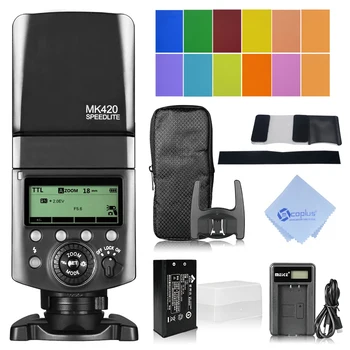 

Meike MK-420F LCD Multi-Functional Long-Lasting Lithium Battery Flash Speedlite for Fuji Digital Camera