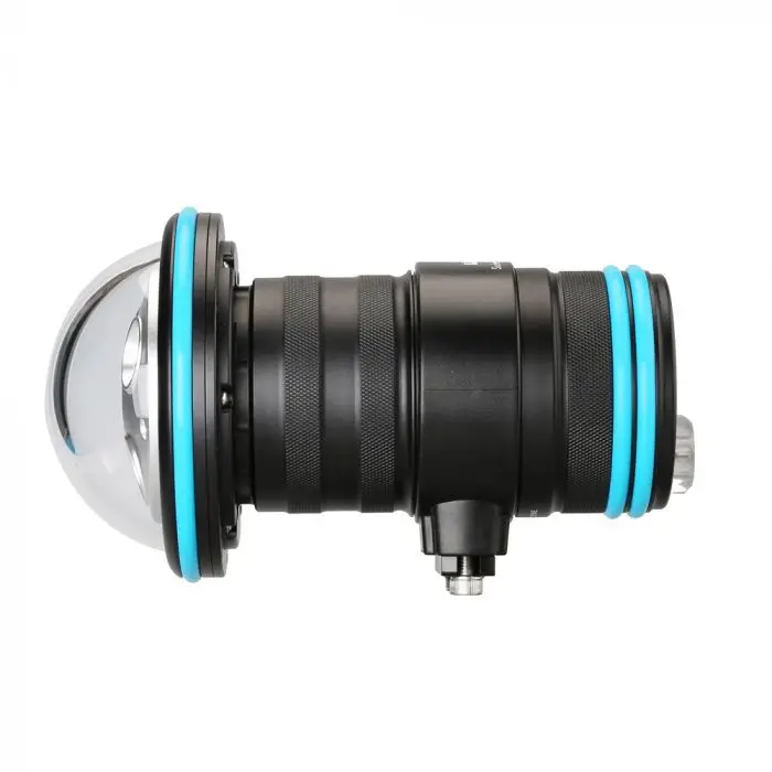 NiteScuba Дайвинг светодиодный прожектор видео свет WeeFine Солнечная вспышка Макс 10000 складной фонарик для Футляр для подводной камеры фотографии - Цвет: Черный
