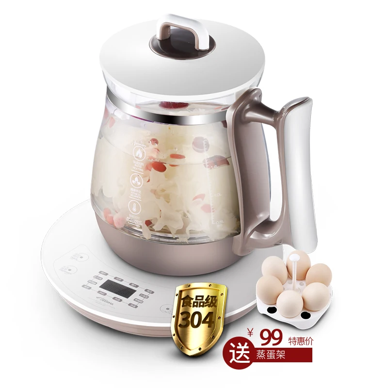 

1.8L Electric Health Pot Automatic Thickening Glass Multi - Function Hot Tea Pot Household Office 800W - 220V Health Kettle