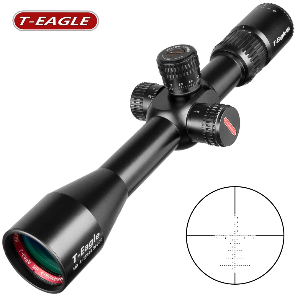 MR 4-16X44 SFFFP Scope Hunting Riflescope Optical Sights Side Focusing Rifle Scope Sniper Gear Long Range Rifles