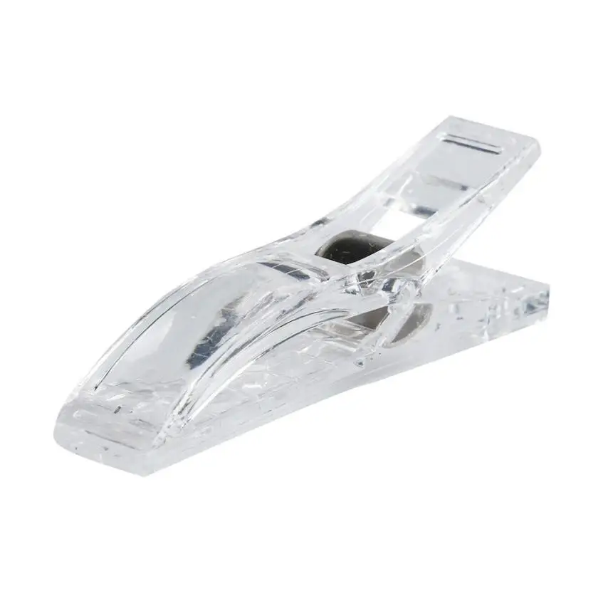 New Qualified 50PCS Housekeeping Bag Clips Clear Sewing Craft Quilt
