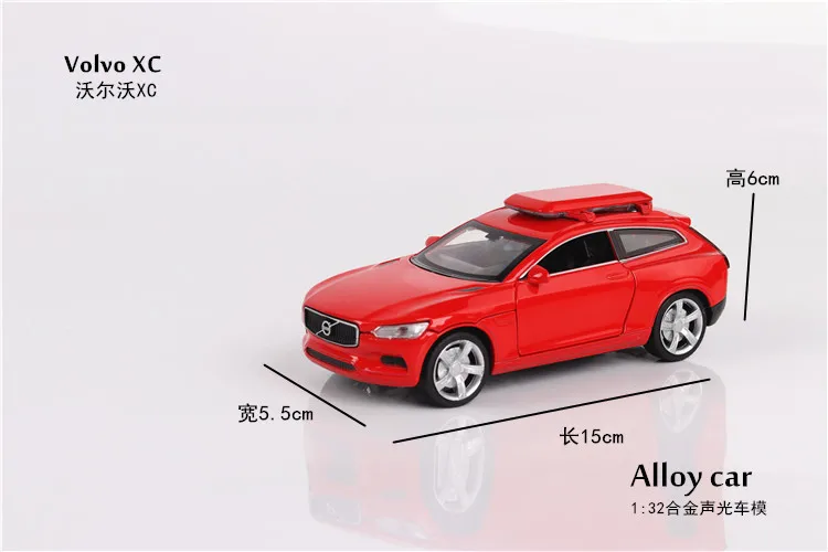1/32 Volvo xc купе модели автомобилей седан Литой Сплав транспортные средства детские