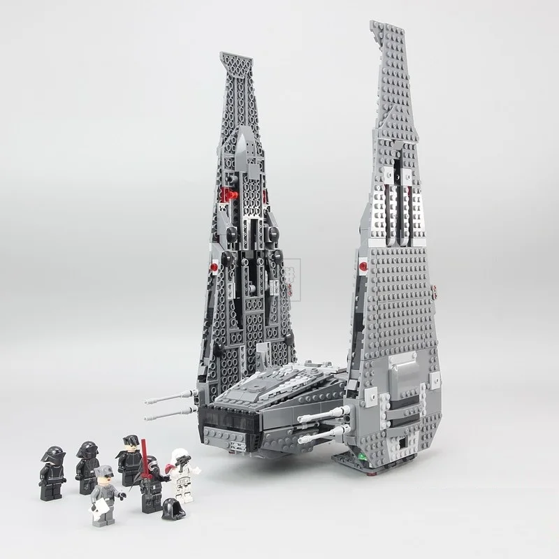 

05006 LEPIN 1053Pcs Star Wars Kylo Ren Command Shuttle Model Building Blocks Enlighten Figure Toys For Children Compatible Legoe