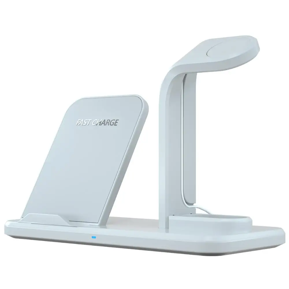 

3 in 1 Fast Charging Car Wireless Charger Rack for Samsung iPhone iWatch AirPods Fast Charging Car Wireless Charger