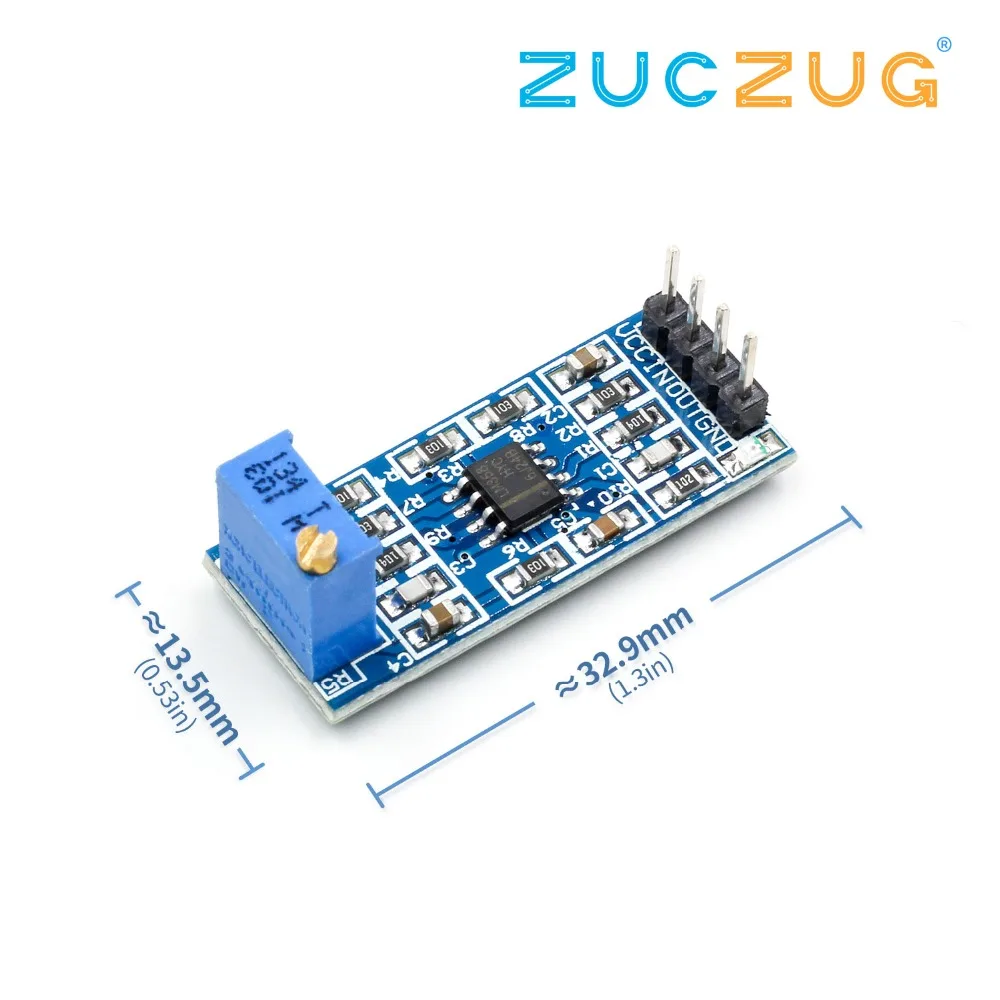 LM358 100 увеличение времени усилитель сигнала модуль операционного усилителя