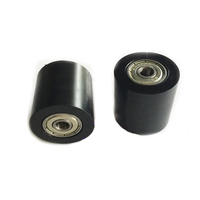 US $11.38 PU Coated Plastic bearing Roller Guide Pulley Bearing wheel Pinch Roller For Door instrument Toy Ro