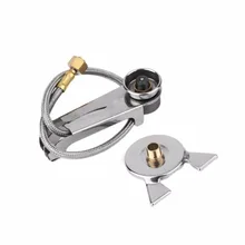 1 Set Picnic Camping Stove Split Converter Connector Gas Tank Adapter InCldue Box Hot sale Well Sell Drop Shipping brs outdoor high strength energy warehouse polycarbonate picnic camping travel power gas tank unit bin hot sale accessory