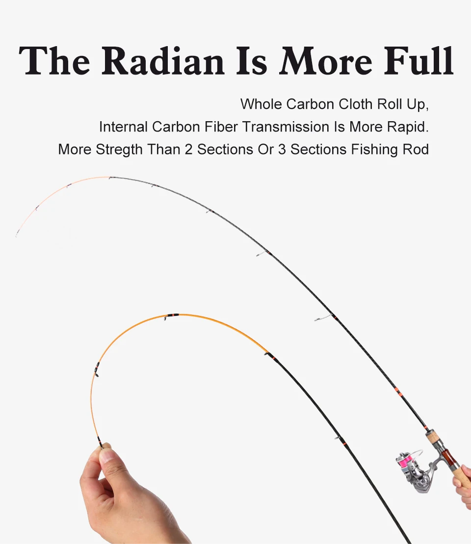 Королевство микро эксперт Сверхлегкий Спиннинг, рыболовные удочки углерода 1,58 м литья путешествия стержень с твердым наконечником и FUJI