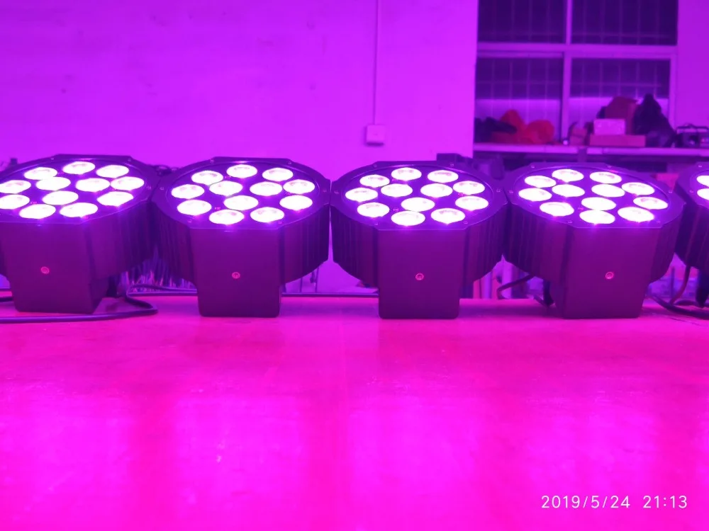 RGBW 7X12 Вт Светодиодный светильник с плоским паром dmx512 контрольный сценический диско-светильник/светодиодный светильник для мытья dj оборудование