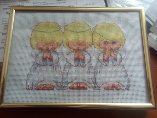 The Might Little Angels Cross Stitch Kits
