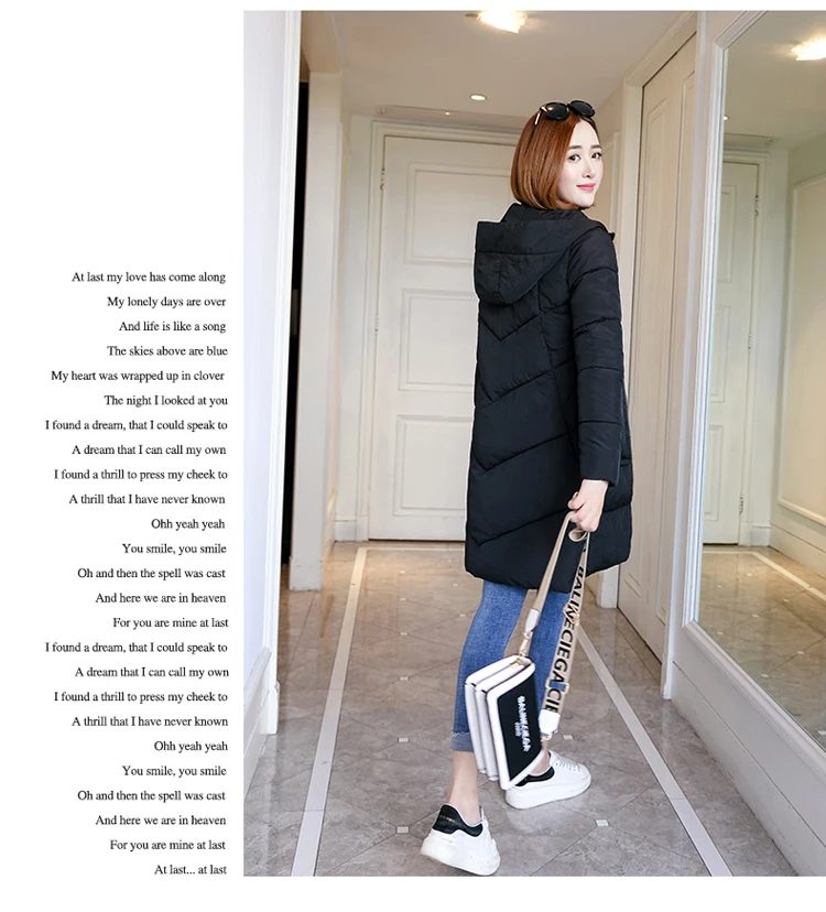 Winter Jacket Women Plus Size 3XL Women's Coats And Jackets Hooded Solid Women Winter Coat Long Zipper 2018 LZ978 (14)