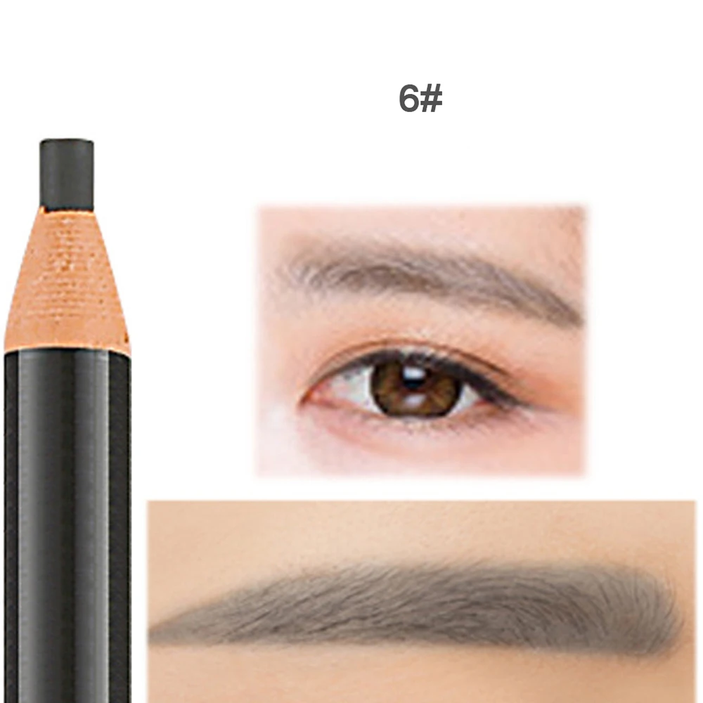 Микроблейдинг карандаш для бровей водонепроницаемые тени для бровей краска для макияжа Ручка долговечная легко носить карандаш для бровей TSLM1 - Цвет: 06