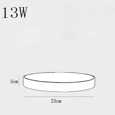 Ультратонкий Светодиодный круглый потолочный светильник, современный панельный светильник, светильник для гостиной, спальни, кухни+ пульт дистанционного управления - Цвет корпуса: Черный