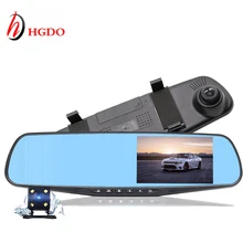 HGDO Car font b DVR b font 4 3 Rearview Mirror font b Camera b font