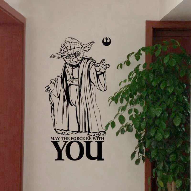 May The Force Be With You DARTH VADER Vinyl Wall Decal Sticker STAR WARS