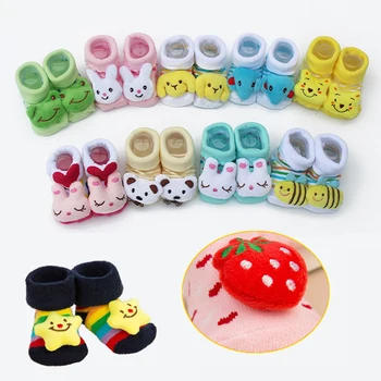 

11Baby Socks For Newborn Baby Sock Shoes Cotton Anti Slip Floor Socks With Rubber Soles For Kids Baby Boy Girl Infant Bebe Sock