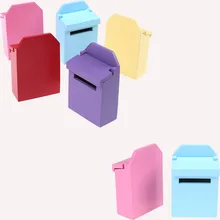 1:12 Кукольный домик миниатюрная Фея дверь аксессуары деревянный почтовый ящик Фея почтовый стикер 4,5*2,3*7 см(прибл