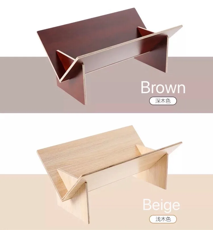 Цельная деревянная сборка книжная полка ковер напольный книжный шкаф Студенческая настольная подставка для хранения простая маленькая книжная полка домашняя мебель - Цвет: Brown