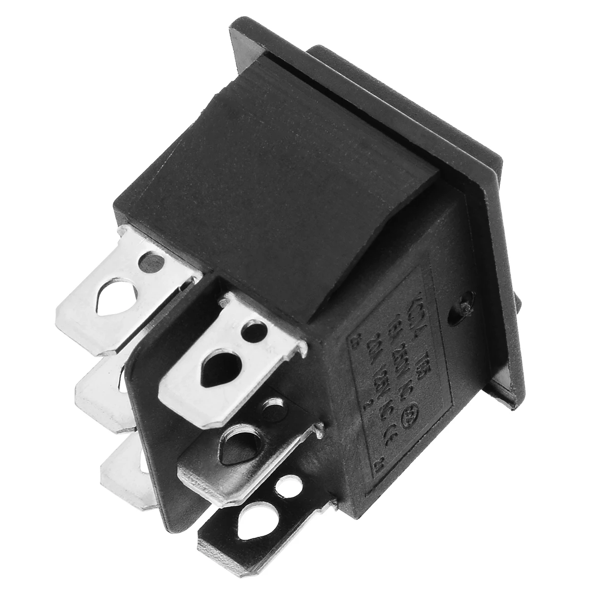 6 Pin 3 Position Hoist Boat Momentary Rocker Switch ON-OFF-ON DPDT 16A 250V 1PC 32*31*25mm New
