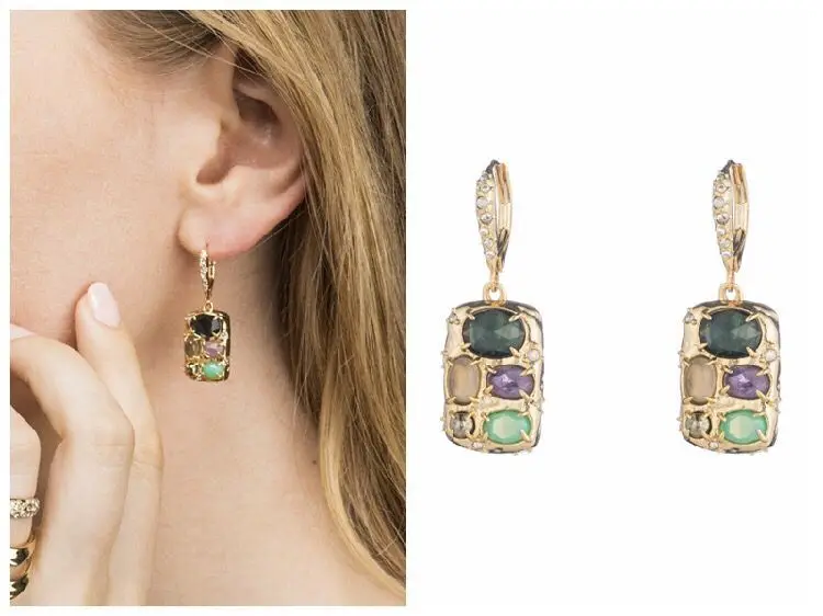 Amybaby новые женские модные роскошные яркое ожерелье с камнями для вечерние