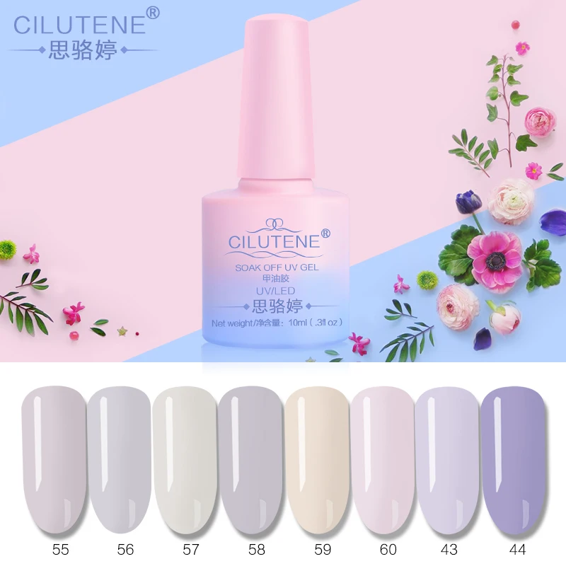 

10ml 108 Pure Colors Gel Varnish Nails Art Vernis UV LED Primer Semi Permanent LED Soak-Off Gel Lacquer Gel Nail Polish 31-60