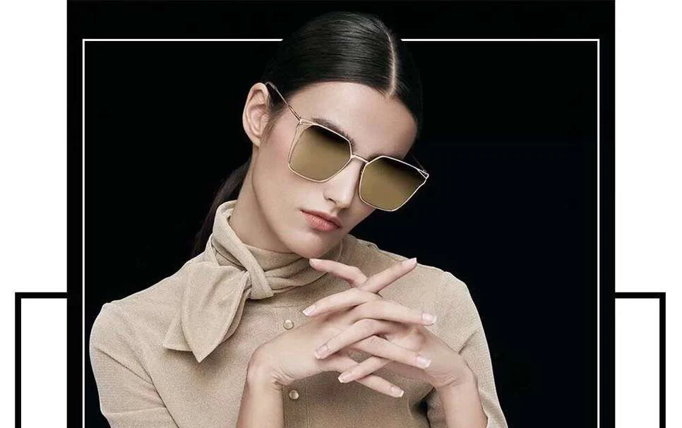 MIZHO Ретро брендовые металлические солнцезащитные очки женские поляризованные зеркальные градиентные очки аксессуары леопардовые солнцезащитные очки прозрачные визуальные Mujer