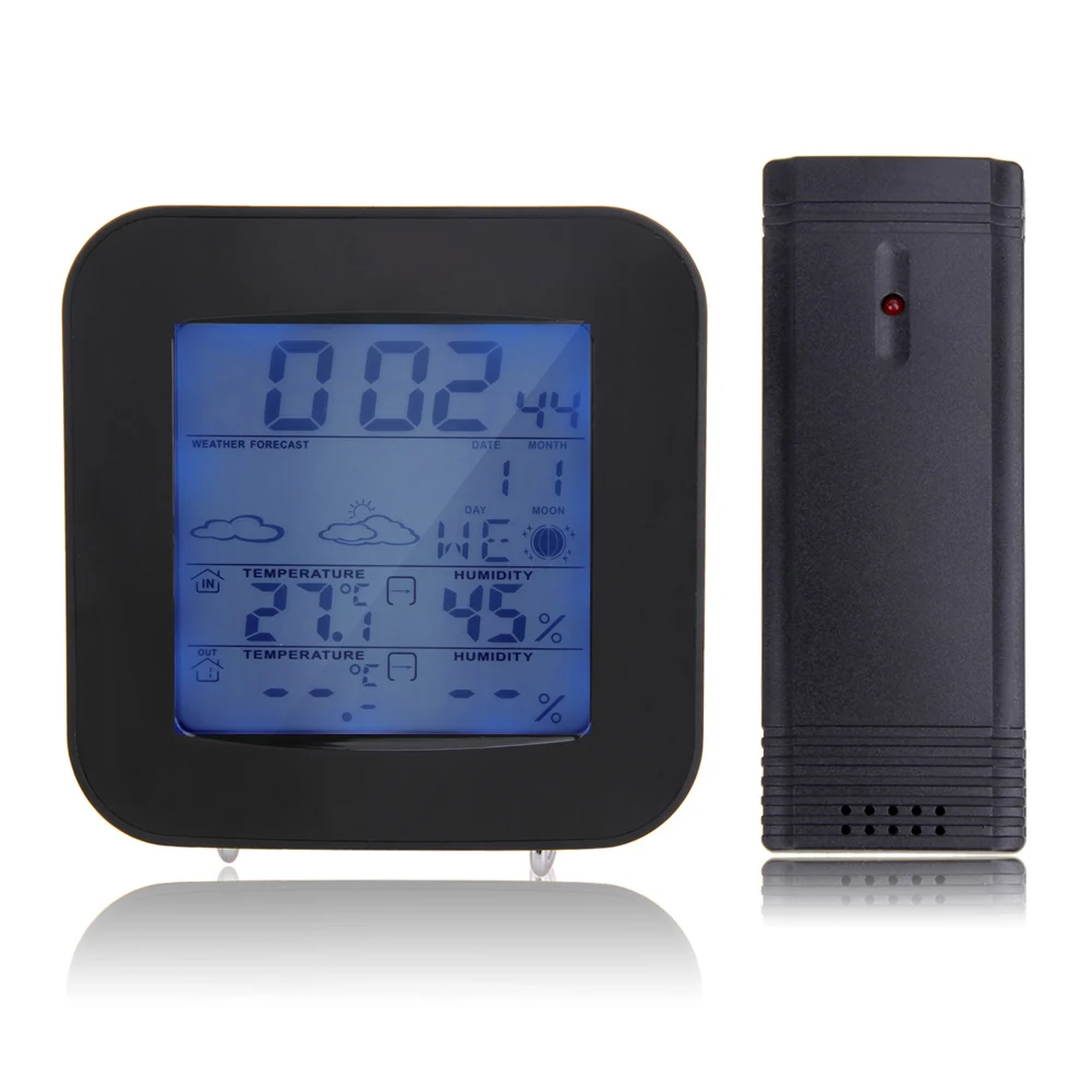 

Wireless Digital Weather Station Indoor/Outdoor Barometer Thermometer Hygrometer LCD Temperature Humidity Meter Tester FULI