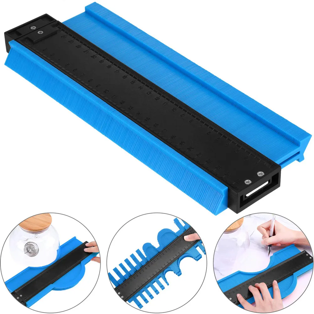 

2019 Multi-functio Contour Gauge 12/25cm Irregular Profile Gauge Ruler for Accurate Measurement
