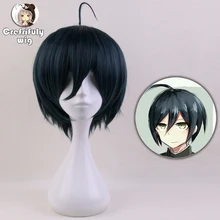 Danganronpa V3: Killing Harmony Saihara Shuichi Cosplay Wig Man Synthetic Hair Costume Party Wigs Heat Resistant Synthetic Fiber Danganronpa V3: Killing Harmony Saihara Shuichi Cosplay Wig Man Synthetic Hair Costume Party Wigs Heat Resistant Synthetic Fiber