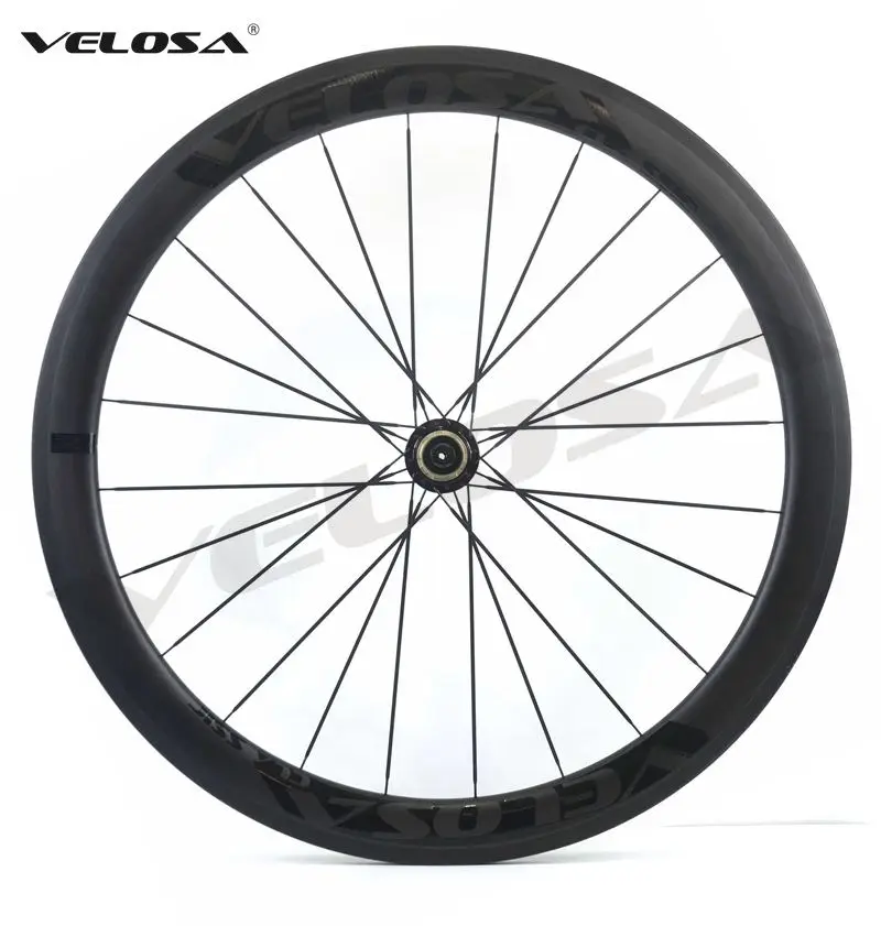 Flash Deal Velosa Race 50 black series road bike carbon wheelset,700C road bike wheel,50mm clincher/tubular,Ceramic bearings, super light 19 Flash Deal Velosa Race 50 black series road bike carbon wheelset,700C road bike wheel,50mm clincher/tubular,Ceramic bearings, super light 19