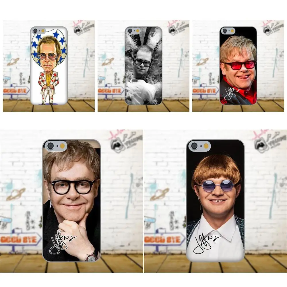 

Diwqxr Elton John For Samsung Galaxy A3 A5 A7 J1 J3 J5 J7 2016 2017 S5 S6 S7 S8 S9 edge Plus Soft TPU Cute Skin
