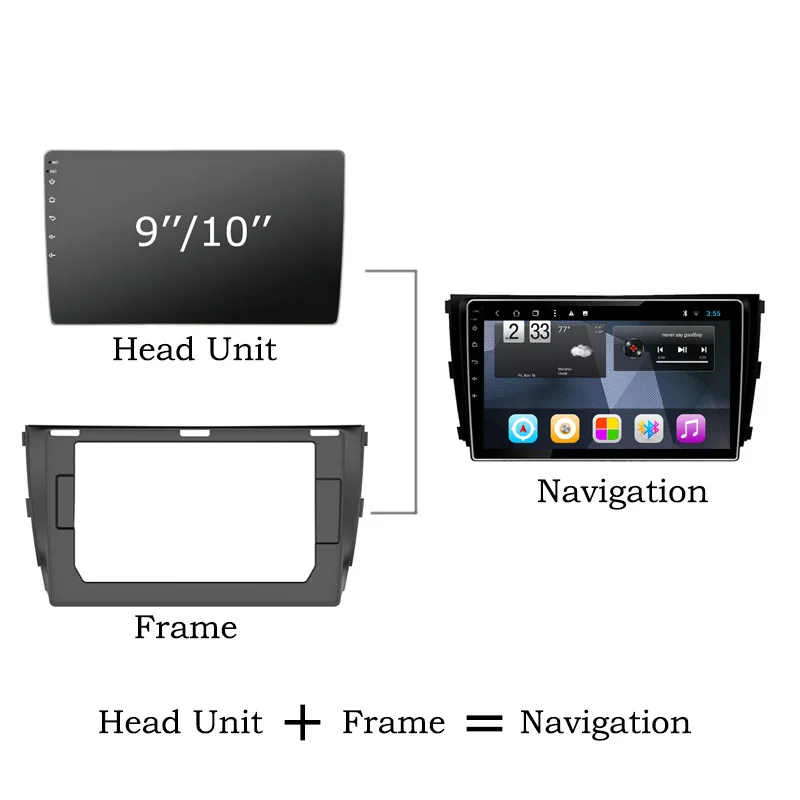 Flash Deal 9" 2G RAM 32G ROM Octa Core Android 8.1 Car Radio Stereo For Hyundai Santa Fe 2006-2015 with Head Unit GPS Navigation 1